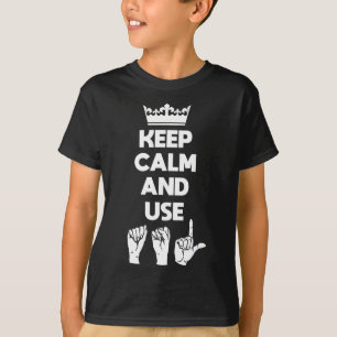 Deaf Awareness And Sign Language 1 T-Shirt