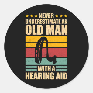 Deaf Awareness Asl And Deaf Pride Classic Round Sticker