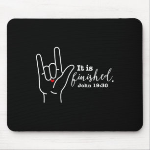 Deaf Christian Faith Easter Asl Sign Language It I Mouse Pad