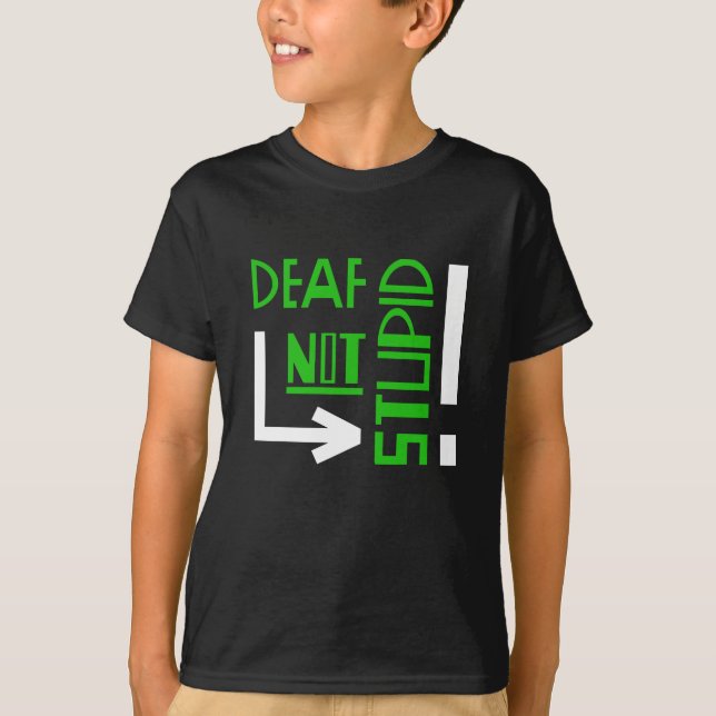 Deaf Disability Awareness T-Shirt (Front)