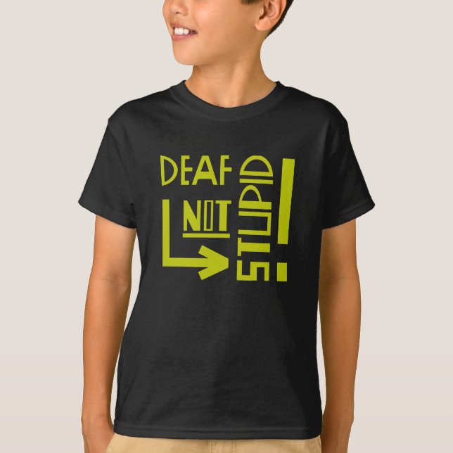 Deaf Disability Awareness T-Shirt (Front)
