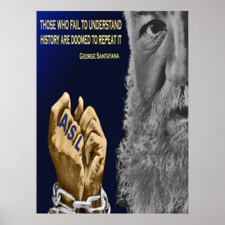 Deaf History Repeats Itself. 18" x 24" Poster