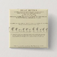 Deaf Mutes, Statistical US Lithograph 1870