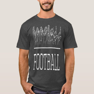 Deaf Pride ASL Sign Language Football T-Shirt