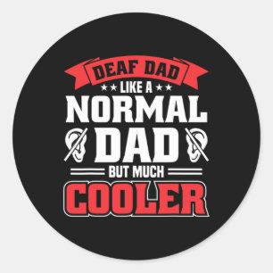 Deaf Pride Hearing Loss Awareness Deaf Awareness  Classic Round Sticker