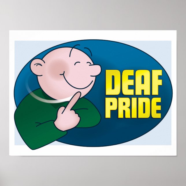 Deaf Pride. poster (Front)