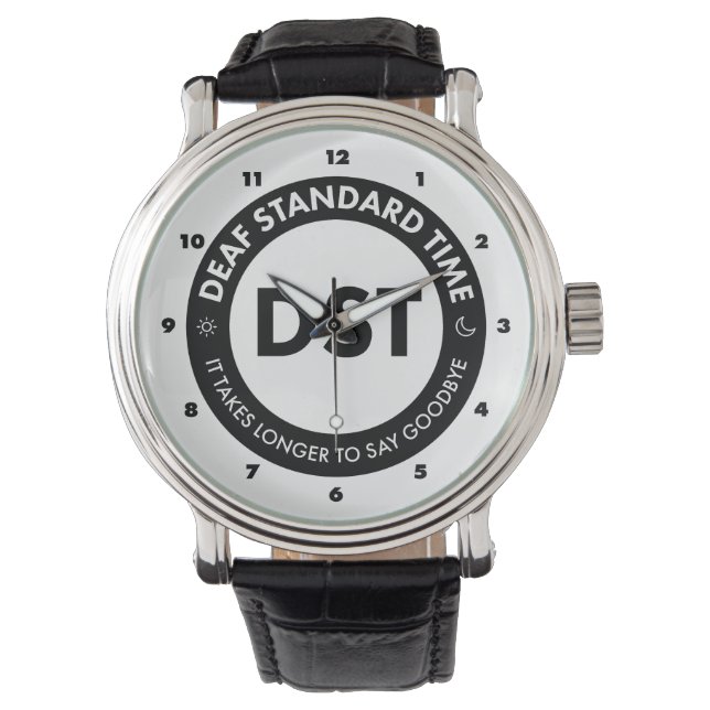 Deaf Standard Time Watch (Front)