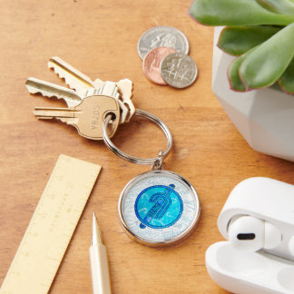 Deaf Symbol English Key Ring
