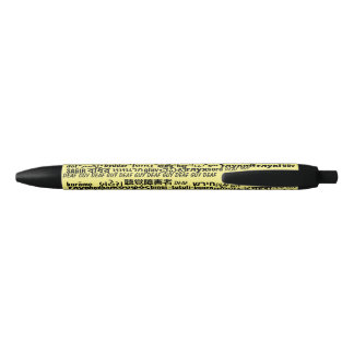 Deafenition Pen in yellow