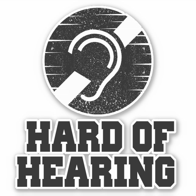 Deafness and hard of hearing symbol (Front)