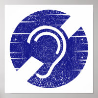 Deafness and hard of hearing symbol