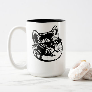 Deal with it Cat Mug