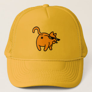 Deal with It Glasses Meme Funny Cat Butt in Face Trucker Hat