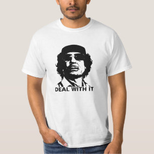 Deal With It Muammar Gaddafi T-Shirt