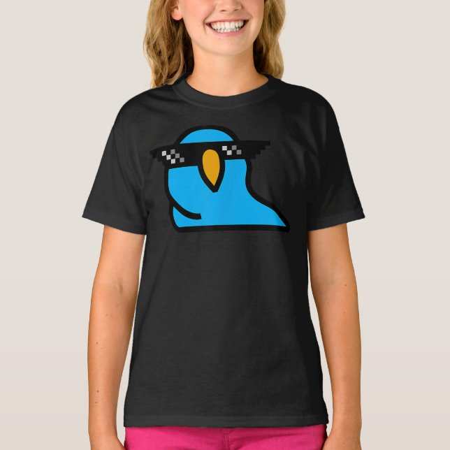 Deal With It Party Parrot | Cute Geek Cool Art  T-Shirt (Front)