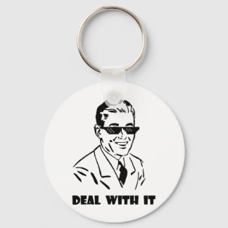Deal With It Retro Key Ring