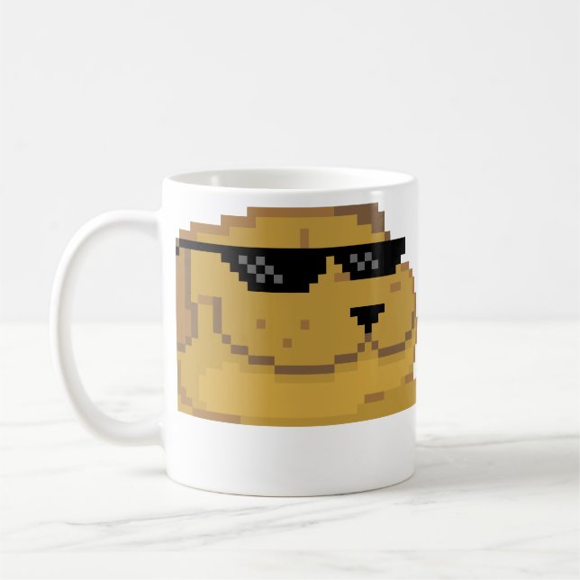 Deal With it Smugdog Coffee Mug (Left)