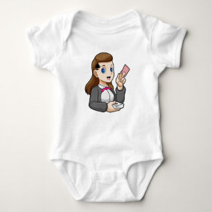 Dealer at Poker Baby Bodysuit
