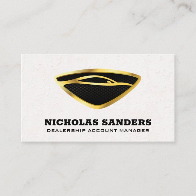 Dealership Account Manager | Salesman Dealership Business Card (Front)