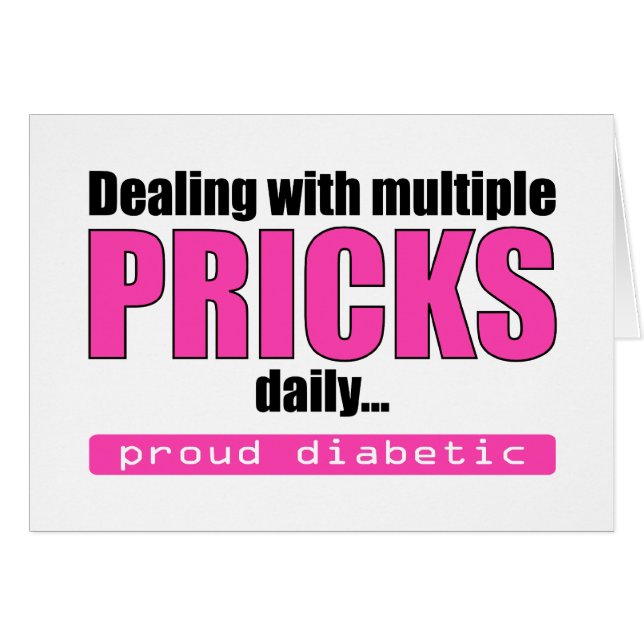 Dealing with Multiple Pricks Daily (Pink) (Front Horizontal)