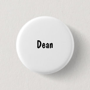 Dean 3 Cm Round Badge