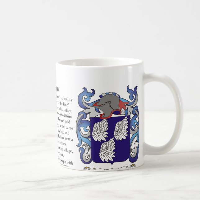 Dean Family Coat of Arms Mug (Right)