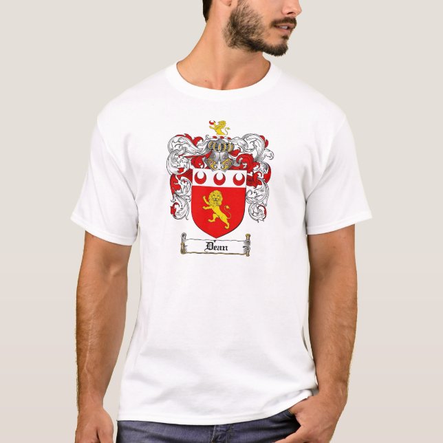DEAN FAMILY CREST -  DEAN COAT OF ARMS T-Shirt (Front)