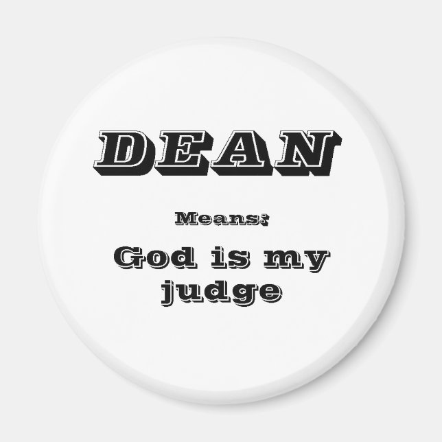 Dean Magnet (Front)
