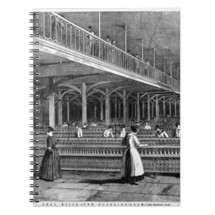 Dean Mills - The Doubling Room, 1851 (litho) Spiral Notebook
