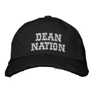 Dean Nation Distressed Adjustable Cap