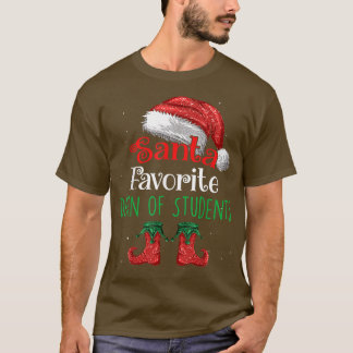 Dean Of Students Santa Favorite Claus Christmas fu T-Shirt