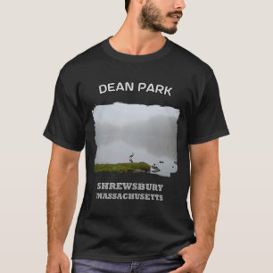 DEAN PARK SHREWSBURY MASSACHUSETTS Great Blue Hero T-Shirt
