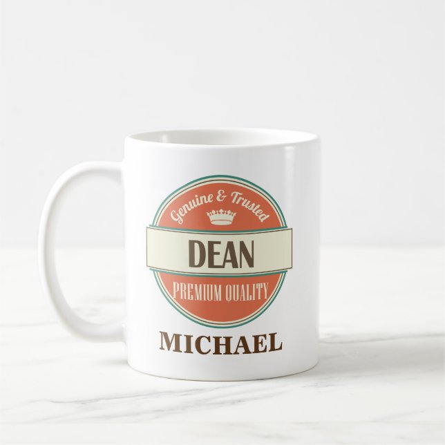 Dean Personalised Office Mug Gift (Left)