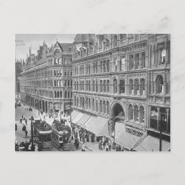 Deansgate, Manchester, c.1910 Postcard (Front)