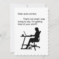 Dear Autocorrect