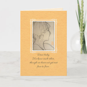 Dear Baby from Mum-to-be Card