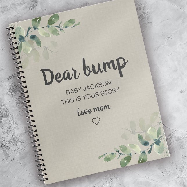 Dear Bump Keepsake Pregnancy Journal (Creator Uploaded)
