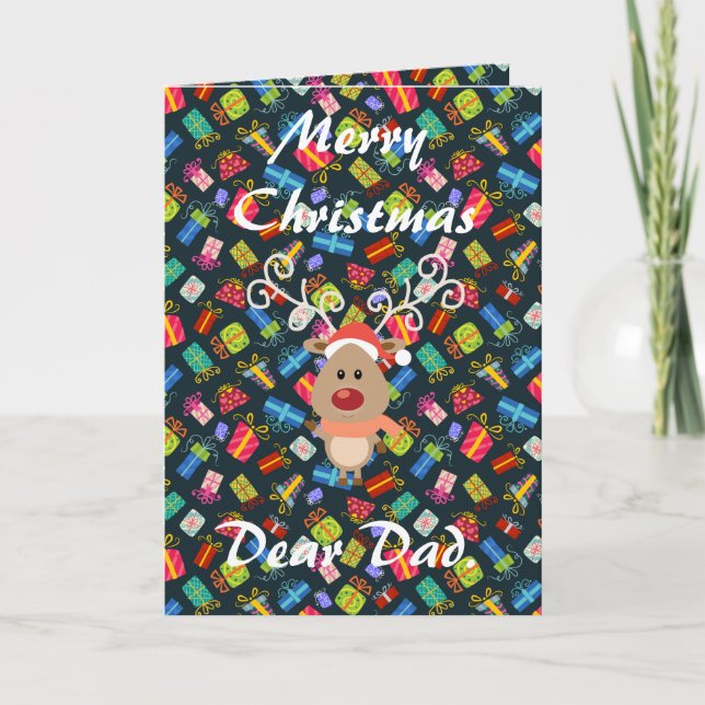 Dear Dad. Holiday Card (Front)