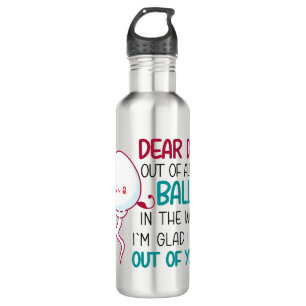 Dear Dad, Out of all The Balls in the World  710 Ml Water Bottle
