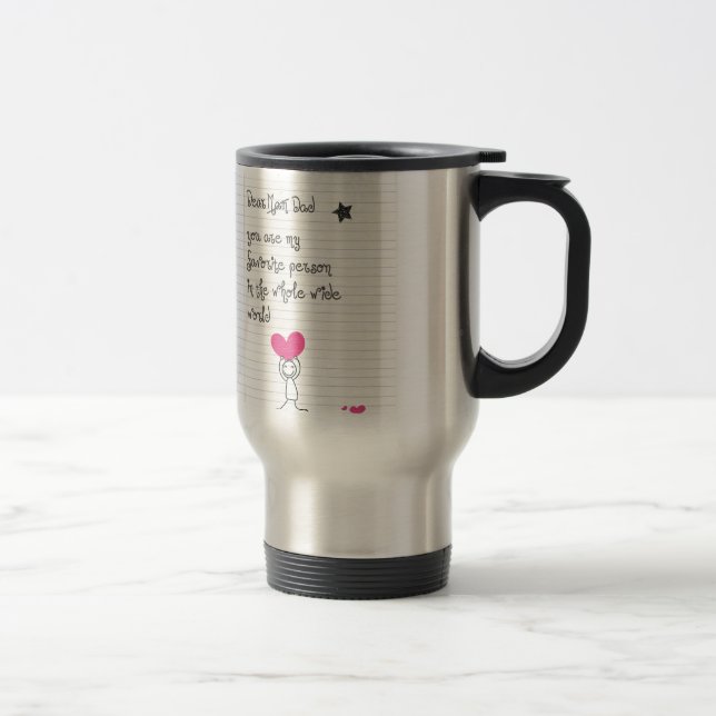 Dear Dad Travel Mug (Right)