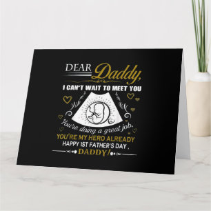 Dear Daddy, Happy 1st Father Day Card