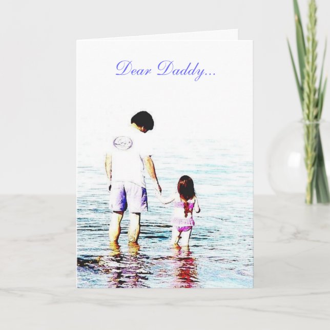 Dear Daddy... Thank You Card (Front)