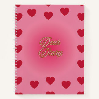 "Dear Diary" Spiral Notebook 