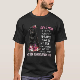 Dear Dog Pug Mum Happy Mother's Day T-Shirt