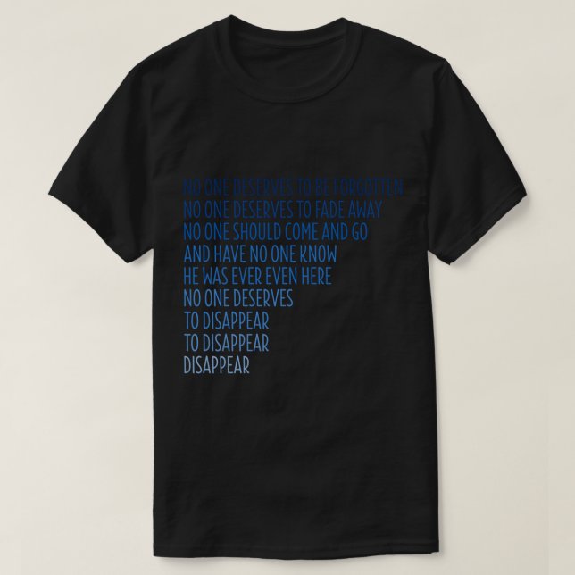 Dear Evan Hansen Disappear   T-Shirt (Design Front)
