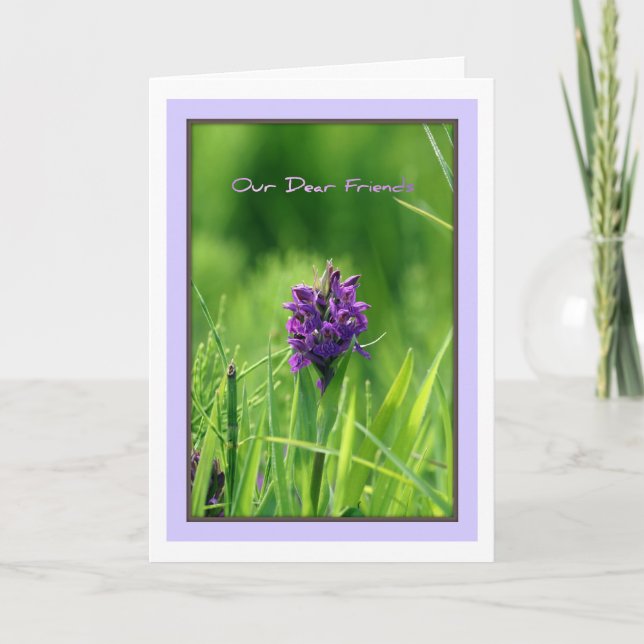 Dear Friends Sympathy On Loss Of Child Greeting Card (Front)