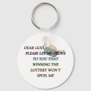 DEAR GOD KEY RING