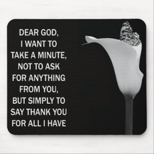Dear God Mouse Pad