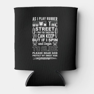 Dear God Protect My Sweet Ride  Biker Gift Can Cooler