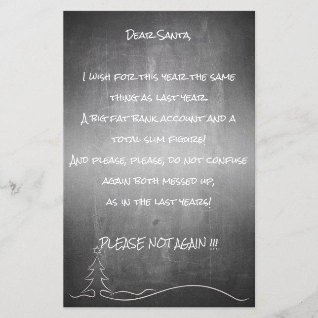 Dear good Santa (Front)